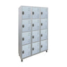 Roupeiro de Aço com 12 vãos pequenos Cores 190CM X 96,6CM X 35CM - W3