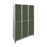 Roupeiro de Aço com 6 vãos grandes Cores 190CM X 96,6CM X 35CM - W3