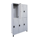 Roupeiro de Aço com 06 vãos grandes 184,5CM X 96,6CM X 35CM - W3 POP