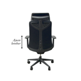 Cadeira de escritório presidente Elevare com base preta
