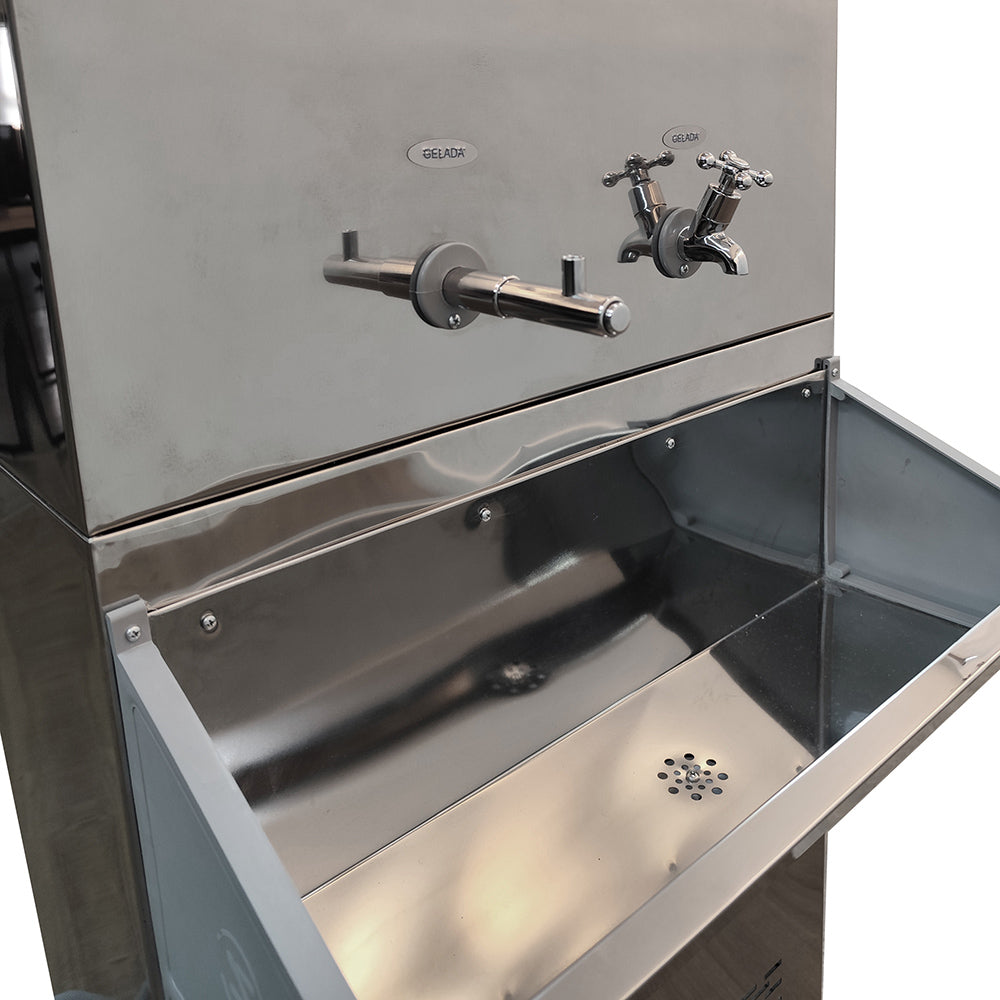 Resfriador 50 Litros inox 1 torneira + 1 jato 127V - Nozon