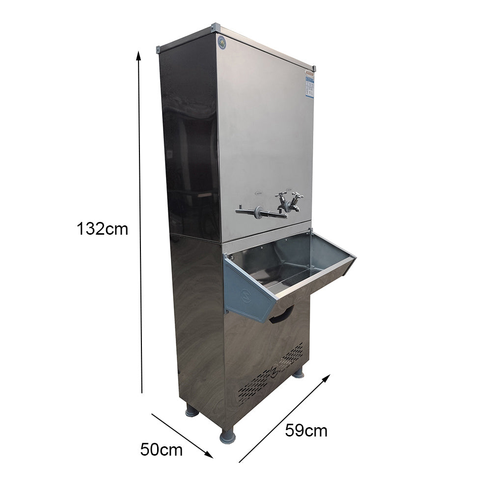 Resfriador 50 Litros inox 1 torneira + 1 jato 127V - Nozon