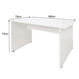 Mesa de Escritório 160cm 25mm 73Ax160Lx70P - SM Alfa BP Especial