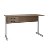 Mesa de Escritório 115cm Pé Metálico Com 2 Gavetas - SM Super Light 15MM - 74AX115LX60P
