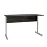 Mesa de Escritório 90cm Pé Metálico sem Gaveta com 1 passa fio - SM Super Light 15MM - 74AX90LX60P