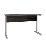 Mesa de Escritório 115cm Pé Metálico sem Gaveta com 1 passa fio - SM Super Light 15MM - 74AX115LX60P