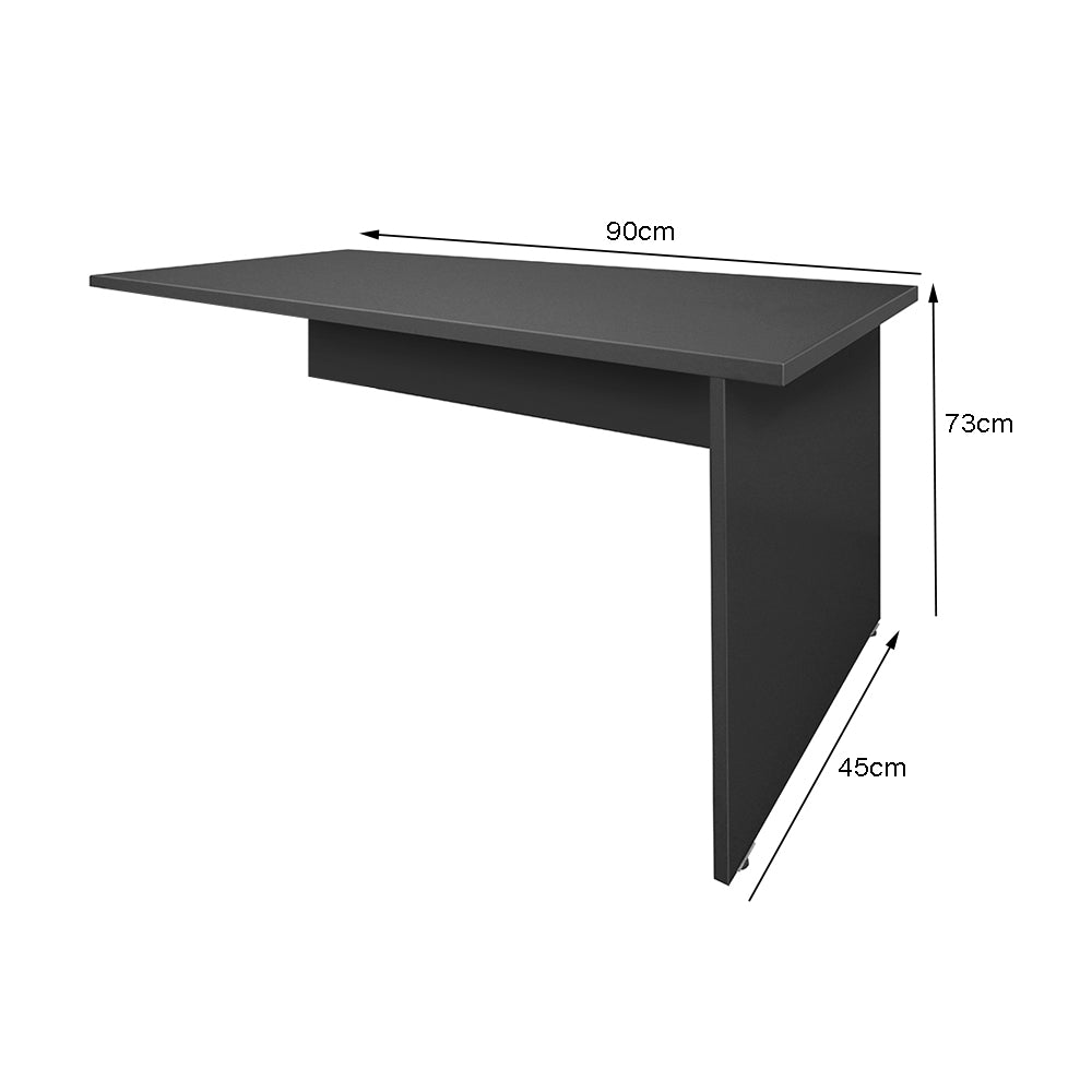 MESA DE ESCRITÓRIO AUXILIAR PÉ PAINEL - SM ALFA BP - 76AX90LX45P