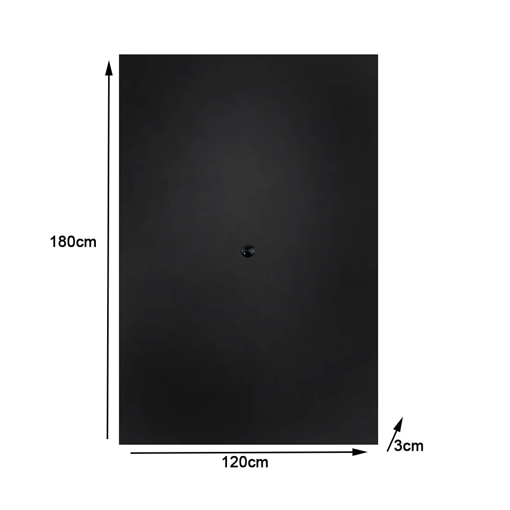 Painel de parede com passa cabo para mesa de reunião - Sm Prime 120x180x3