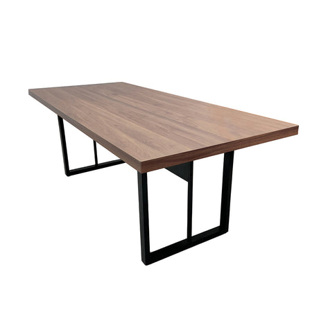 Mesa de Reunião Retangular 6 Lugares Com Pé Metálico - SM Prime - 74Ax200Lx90P