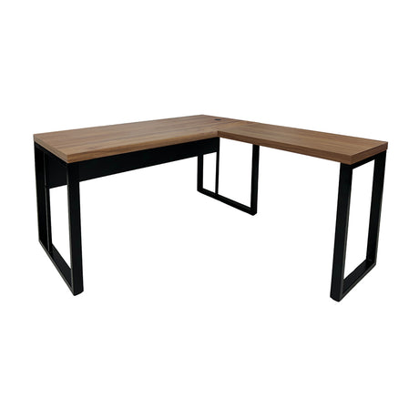 Mesa de Escritório em "L" Pé Metálico - Sm Prime - 76Ax150Lx160P