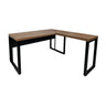 Mesa de Escritório em "L" Pé Metálico - Sm Prime - 76Ax150Lx160P
