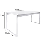 Mesa Refeitório 4 Lugares 135L x 72P