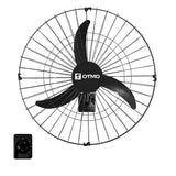 Ventilador de Parede  60CM BIVOLT 147W Preto - Otmo