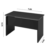 Mesa de Escritório Diretor pé painel - Avantti - 74AX160LX60P