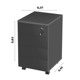 Arquivo Móvel 4 Gavetas - Avantti - 63AX37LX45P