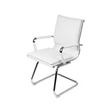 Cadeira Atendimento Pisa com base cromada - Or Design