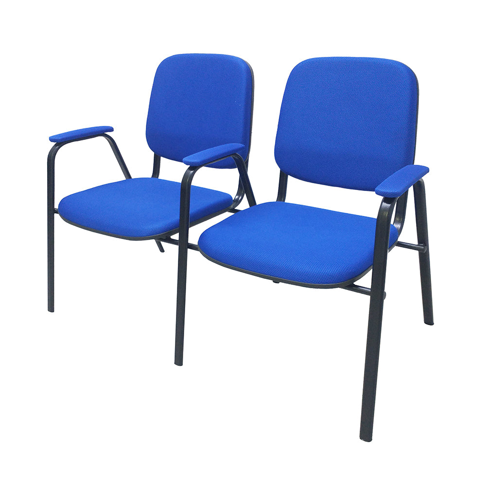 Longarina atendimento 2 Lugares com braço - MS Super Light