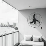 Ventilador de Parede  60CM BIVOLT 147W Preto - Otmo