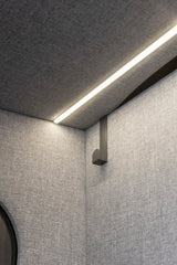CABINE ACÚSTICA INICIAL 4 LUGARES COSTA C/ VIDRO 222L x 185L x 150P