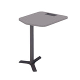 MESA PARA CABINE DE 2 LUGARES COM PÉ PRETO 74A x 69L x 78P
