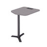 MESA PARA CABINE DE 2 LUGARES COM PÉ PRETO 74A x 69L x 78P