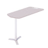 MESA PARA CABINE DE 4 LUGARES COM PÉ BRANCO 74A x 69L x 135P